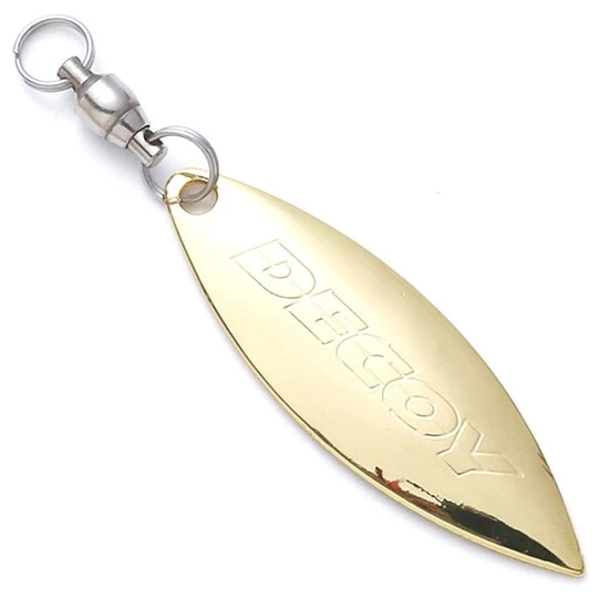 Spinners And Spinner Baits 2 Pack Of Gold Decoy Rolling Blades - BL-6G Willow Leaf Lure Attractor Blades 4 Spinners And Spinner Baits 2 Pack Of Gold Decoy Rolling Blades - BL-6G Willow Leaf Lure Attractor Blades - Image 3