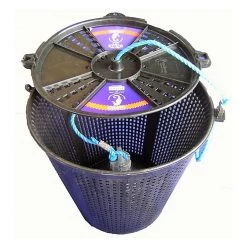 Bait Traps & Berley Buckets Seahorse Extra Large Weighted Berley Bucket / Bait Keeper & Rope