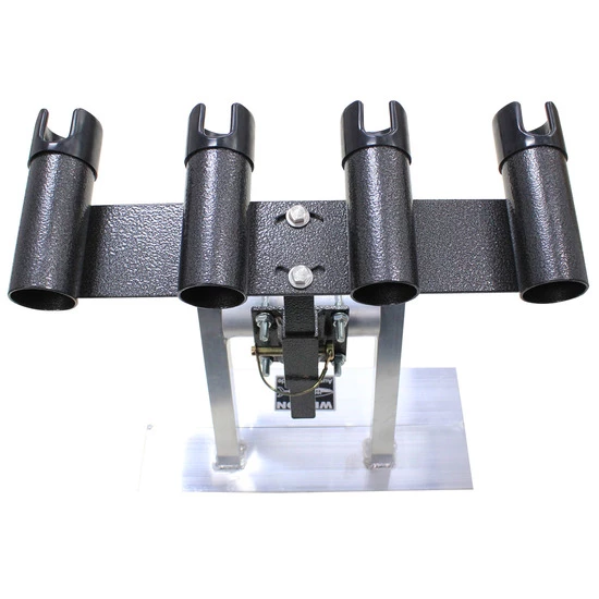 Bull Bar Rod Holders Wilson Hammertone Black Powder Coated Adjustable Removable Bull Bar Rod Holder 4 Bull Bar Rod Holders Wilson Hammertone Black Powder Coated Adjustable Removable Bull Bar Rod Holder - Image 3