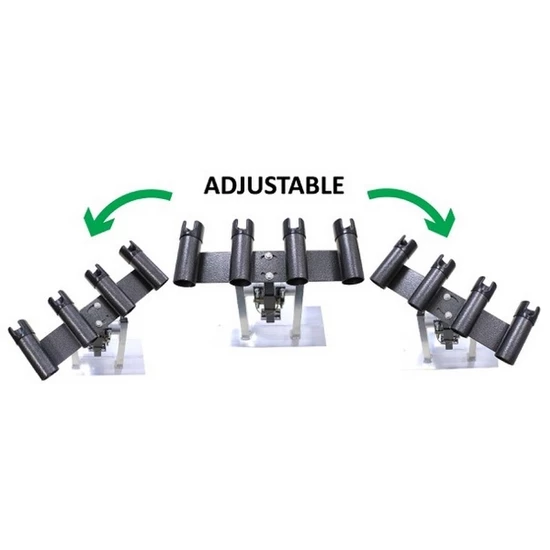 Bull Bar Rod Holders Wilson Hammertone Black Powder Coated Adjustable Removable Bull Bar Rod Holder 5 Bull Bar Rod Holders Wilson Hammertone Black Powder Coated Adjustable Removable Bull Bar Rod Holder - Image 4