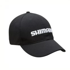 Hats/Caps Shimano Platinum Fishing Cap - Embroidered Black/White
