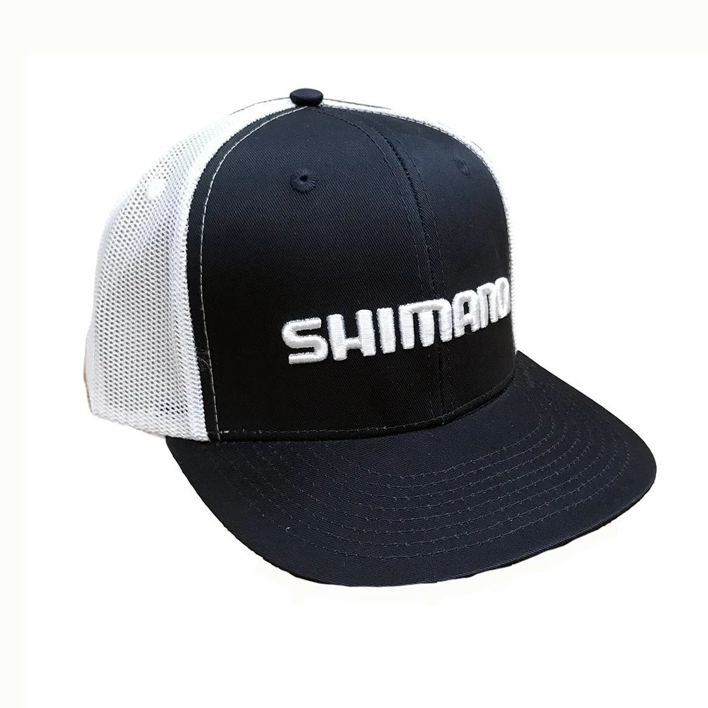 Hats/Caps Shimano Trucker Fishing Cap - Embroidered Blue/White 3 Hats/Caps Shimano Trucker Fishing Cap - Embroidered Blue/White