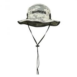 Hats/Caps Shimano Point Plugger Digi Camo Fishing Hat With Draw String