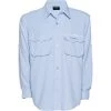 Fishing Shirts & Polos Shimano Skyway Blue Long Sleeve Fishing Shirt With Vented Back - UPF 30+ -Outlet Fishing Accessories Store CLT60001B L