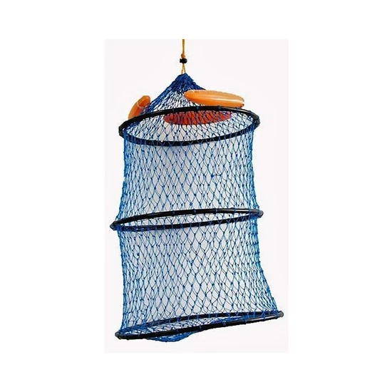 Live Bait Kits & Aerators Seahorse Collapsible Floating Keeper Net With Draw Cord Closure-Poly Creel 4 Live Bait Kits & Aerators Seahorse Collapsible Floating Keeper Net With Draw Cord Closure-Poly Creel - Image 2