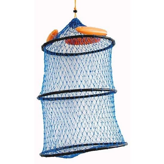Live Bait Kits & Aerators Seahorse Collapsible Floating Keeper Net With Draw Cord Closure-Poly Creel 5 Live Bait Kits & Aerators Seahorse Collapsible Floating Keeper Net With Draw Cord Closure-Poly Creel - Image 3