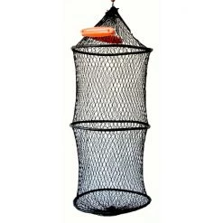 Live Bait Kits & Aerators Seahorse Jumbo Collapsible Floating Keeper Net With Draw Cord Closure-Poly Creel -Outlet Fishing Accessories Store CPCL 2