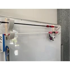 Rod Holders And Rod Rests Finger Grip Fishing Rod Holder - Holds 2 Fishing Rods - Horizontal Wall Rack -Outlet Fishing Accessories Store Finger Grip Rack 3