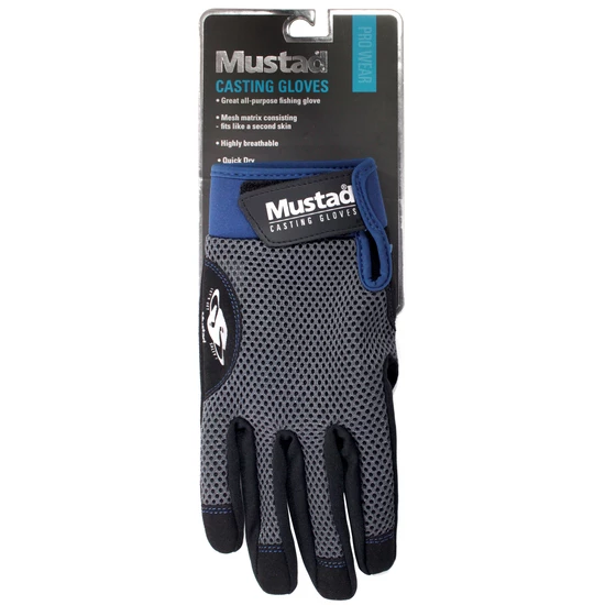 1 Pair Of Mustad Casting Gloves - General Purpose Fishing Gloves 4 1 Pair Of Mustad Casting Gloves - General Purpose Fishing Gloves - Image 2