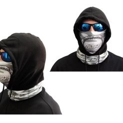 Head Scarves Wilson Grey Camo Hooded Head Scarf - UPF 15+ Sun Protection