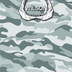 Wilson Grey Camo Uv Multifunctional Head Scarf - 100% Polyester Microfibre