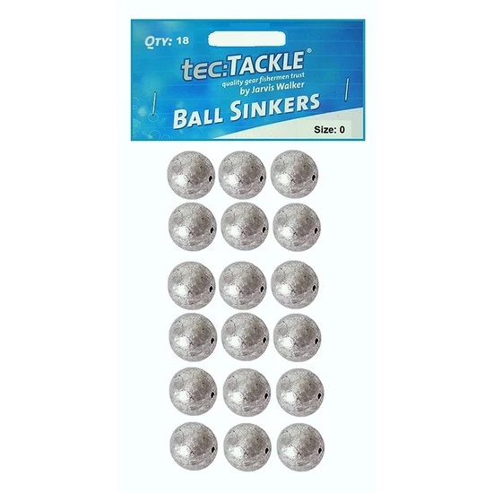 18 X Jarvis Walker 0 Ball Sinkers - Pre Packed 0 Ball Fishing Sinkers 4 18 X Jarvis Walker 0 Ball Sinkers - Pre Packed 0 Ball Fishing Sinkers - Image 2