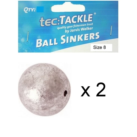 2 X Jarvis Walker 8 Ball Sinkers - Pre Packed 8 Ball Fishing Sinkers 5 2 X Jarvis Walker 8 Ball Sinkers - Pre Packed 8 Ball Fishing Sinkers - Image 3