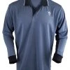 Fishing Shirts & Polos Jarvis Walker Grey Long Sleeve Fishing Shirt With Collar - Light Fishing Jersey
