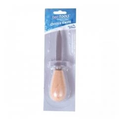 Knives Jarvis Walker Oyster Knife With Thumb Guard- Stainless Steel Blade-Wooden Handle -Outlet Fishing Accessories Store Jw Oyster Knife 2