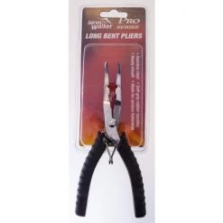 Jarvis Walker Stainless Steel 6 Inch Long Bent Nose Fishing Pliers With Sheath -Outlet Fishing Accessories Store Jw Pliers Long Bent 2
