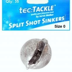 Ball Sinkers 35 X Jarvis Walker 0 Split Shot Sinkers - Pre Packed 0 Split Shot Fishing Sinkers