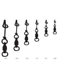 Swivels Mustad Ultrapoint Fastach Clips With Ball Bearing Swivel -Outlet Fishing Accessories Store MFTCBB