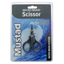 Mustad Ultra Light Stainless Steel Micro Braid Scissors -Outlet Fishing Accessories Store MT301 2