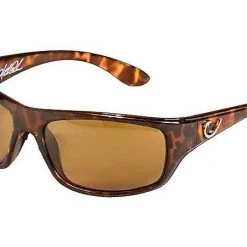 Mustad Hank Parker Polarized Sunglasses-Tortoise Frame With Amber Lens-HP100A-3