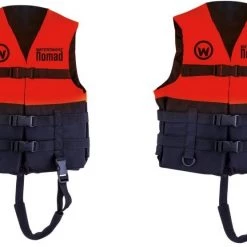 Watersnake Motors & Accessories 2 X Watersnake Nomad Adult Or Child Life Jackets - Red Level 50 PFDs