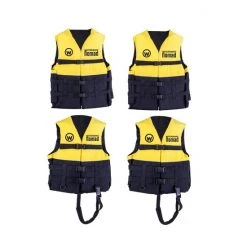 Watersnake Motors & Accessories 2 X Watersnake Nomad Adult Or Child Life Jackets - Yellow Level 50 PFDs -Outlet Fishing Accessories Store Nomad PFD Yell 2Pack