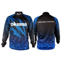 Fishing Shirts & Polos Okuma Tournament Lightweight Quick Dry Long Sleeve Fishing Shirt -Fishing Jersey -Outlet Fishing Accessories Store PA01T030BM 3