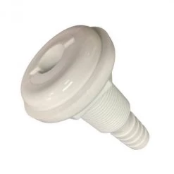 19mm White Platinum Polypropylene Skin Fitting For Marine Plumbing