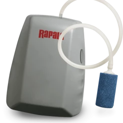 Live Bait Kits & Aerators Rapala Portable Aerator Pump - Battery Operated With Air Hose And Air Stone