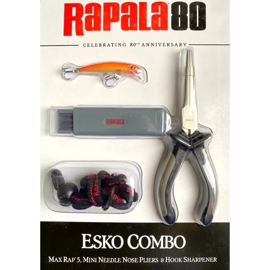 Rapala Esko Combo Fishing Tool Bundle - Max Rap 5 Lure, Pliers & Hook Sharpener 4 Rapala Esko Combo Fishing Tool Bundle - Max Rap 5 Lure, Pliers & Hook Sharpener - Image 2