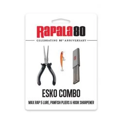 Rapala Esko Combo Fishing Tool Bundle - Max Rap 5 Lure, Pliers & Hook Sharpener 7 Rapala Esko Combo Fishing Tool Bundle - Max Rap 5 Lure, Pliers & Hook Sharpener -Outlet Fishing Accessories Store RAP80TRO 2