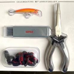 Rapala Esko Combo Fishing Tool Bundle - Max Rap 5 Lure, Pliers & Hook Sharpener