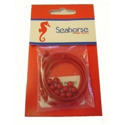 Other Seahorse Red Plastic Whiting Tube & Beads -Outlet Fishing Accessories Store RPBA 2
