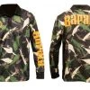 Fishing Shirts & Polos Rapala Camo Long Sleeve Tournament Fishing Shirt-UPF 30+ Collared Fishing Jersey -Outlet Fishing Accessories Store RTJ CAMO S
