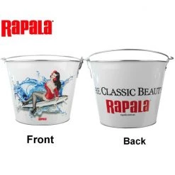 Other 1 X Rapala 5qt Tin Beer Bucket - "Classic Beauty" Ice Bucket -Outlet Fishing Accessories Store Rapala Bucket Classic 4