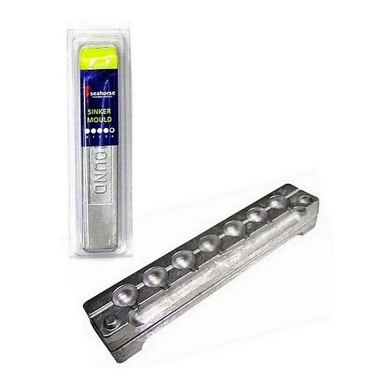 Sinker Moulds Seahorse 4 Ball Sinker Mould - Makes 7 Sinkers - Made In Australia 4 Sinker Moulds Seahorse 4 Ball Sinker Mould - Makes 7 Sinkers - Made In Australia - Image 2