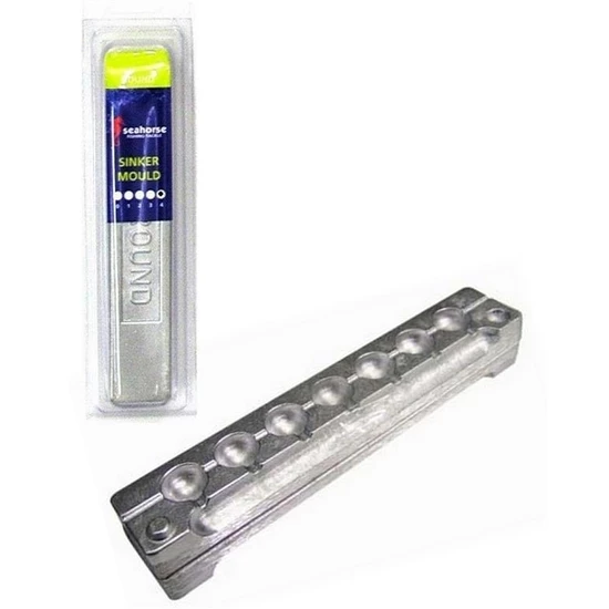 Sinker Moulds Seahorse 4 Ball Sinker Mould - Makes 7 Sinkers - Made In Australia 5 Sinker Moulds Seahorse 4 Ball Sinker Mould - Makes 7 Sinkers - Made In Australia - Image 3