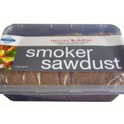 Tacspo Smokers & Smoker Chips Australian Series Iron Bark Smoker Dust - 200gms - For A Deep Smokey Flavour
