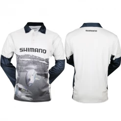 Fishing Shirts & Polos Shimano Sniper Kingfish Long Sleeve Tournament Fishing Shirt - Sublimated UPF50+