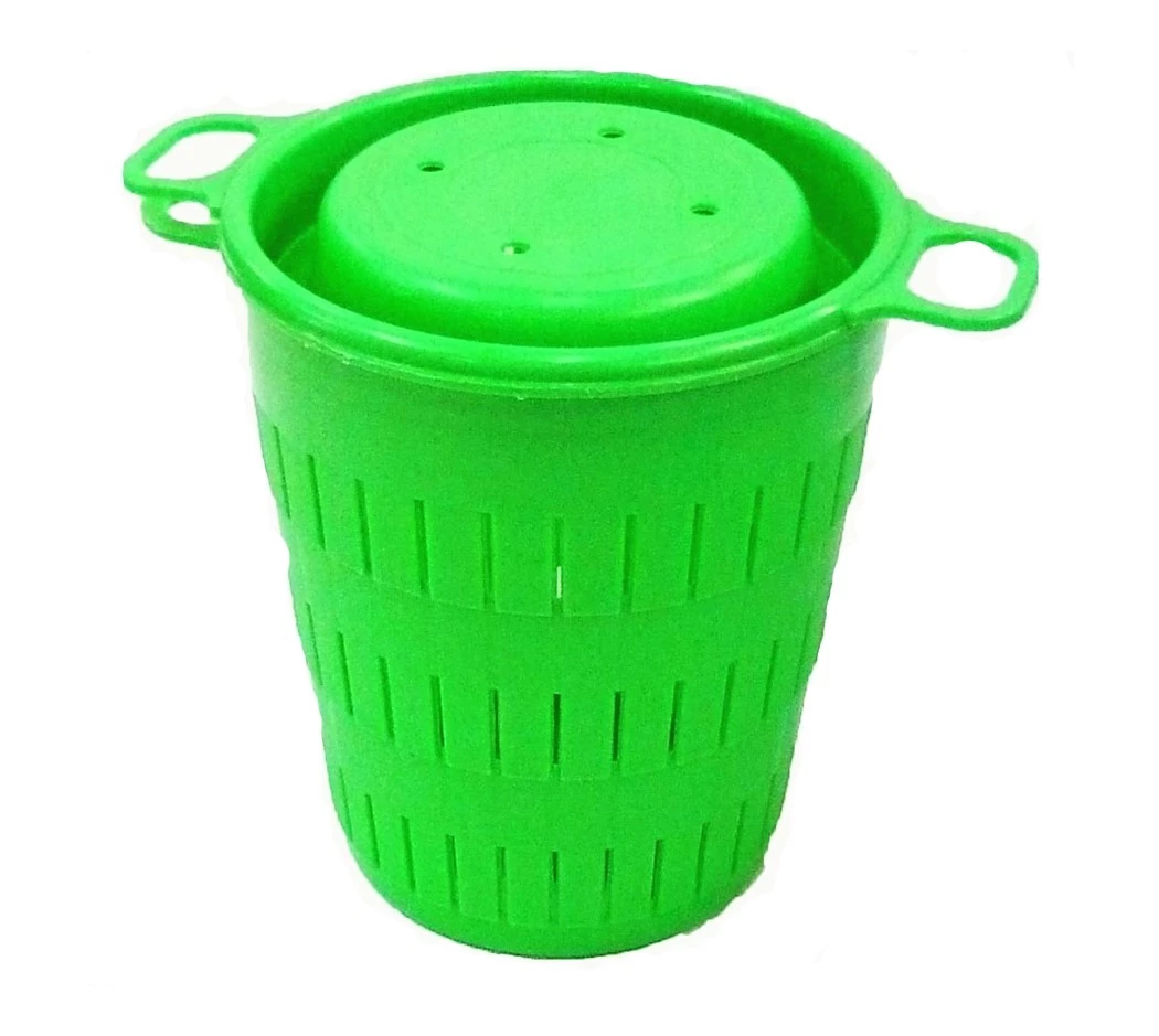 Green Seahorse Berley Bucket With Screw Top Lid - Burley Bucket 1 Green Seahorse Berley Bucket With Screw Top Lid - Burley Bucket