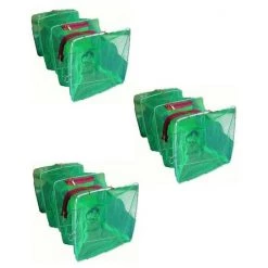 Bait Traps & Berley Buckets 3 X Seahorse Collapsible Shrimp/Bait Traps With 3 Inch Entry Rings - Bulk 3 Pack -Outlet Fishing Accessories Store Seahorse BT3X3 3