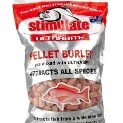 Berley, Scents & Attractants 1 Kg Stimulate Pellet Burley Pre Mixed With Ultrabite - Berley Pellets