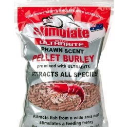 Berley, Scents & Attractants 1 Kg Stimulate Prawn Scent Pellet Burley Pre Mixed With Ultrabite - Berley Pellets