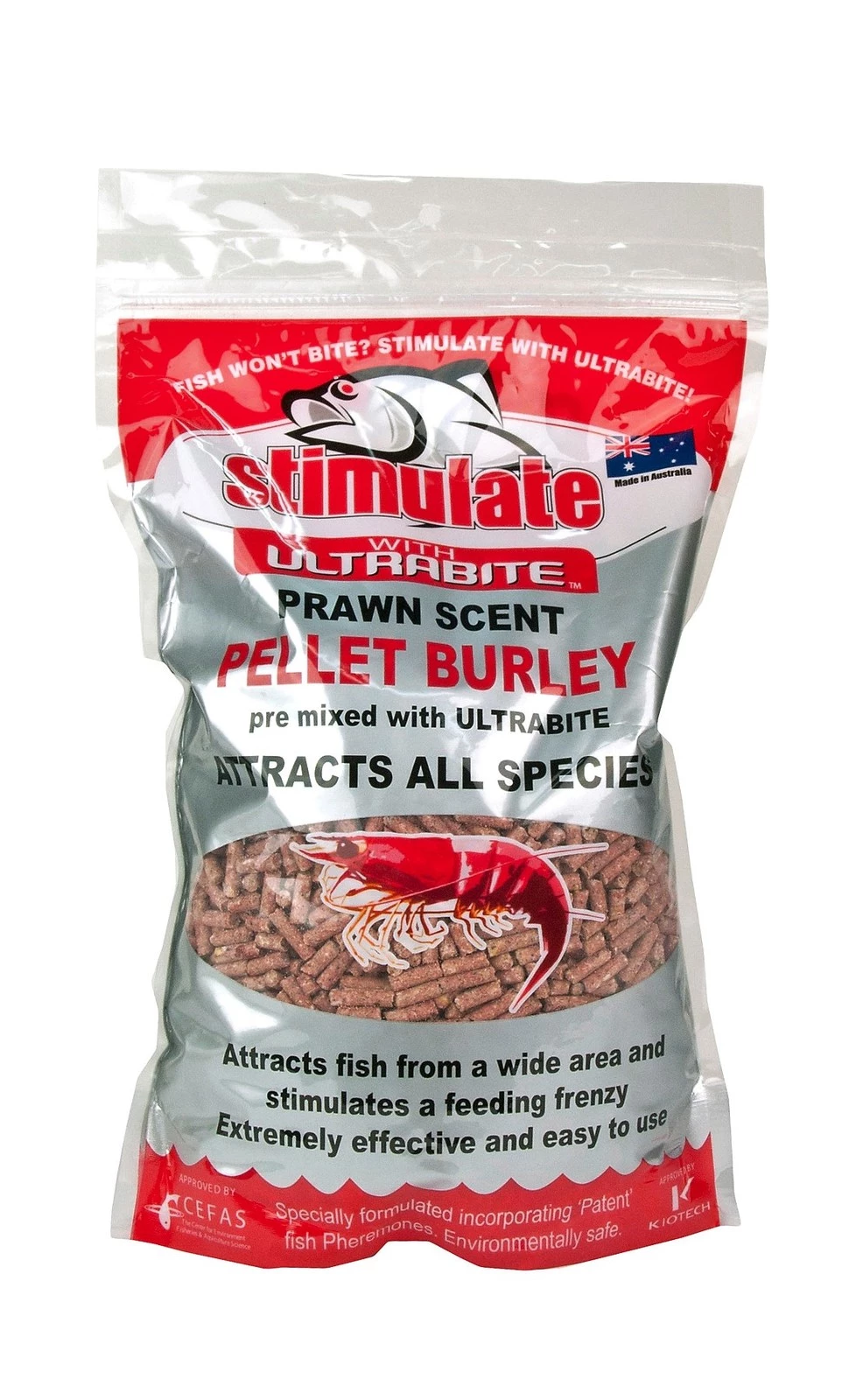 Berley, Scents & Attractants 1 Kg Stimulate Prawn Scent Pellet Burley Pre Mixed With Ultrabite - Berley Pellets 3 Berley, Scents & Attractants 1 Kg Stimulate Prawn Scent Pellet Burley Pre Mixed With Ultrabite - Berley Pellets