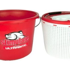 Bait Traps & Berley Buckets Stimulate 2 In 1 Extra Large 15L Burley Bucket - Live Bait Bucket