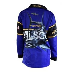 Fishing Shirts & Polos Team Wilson Kids Tournament Long Sleeve Fishing Shirt With Collar -Outlet Fishing Accessories Store TSLSWK 2