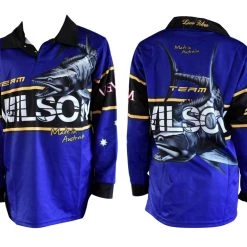 Fishing Shirts & Polos Team Wilson Kids Tournament Long Sleeve Fishing Shirt With Collar