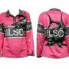 Fishing Shirts & Polos Team Wilson Pink Tournament Long Sleeve Fishing Shirt With Collar-Fishing Jersey -Outlet Fishing Accessories Store TSLSWP8