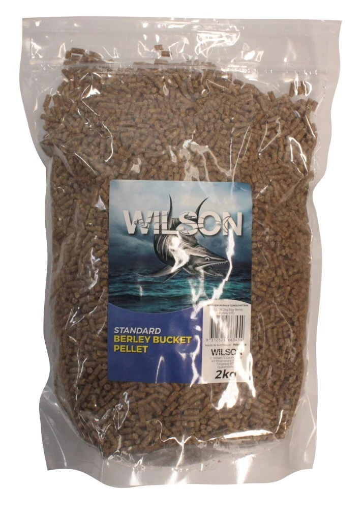 Berley, Scents & Attractants 2kg Pack Of Wilson Standard Berley Pellets - Fish Attractant 3 Berley, Scents & Attractants 2kg Pack Of Wilson Standard Berley Pellets - Fish Attractant