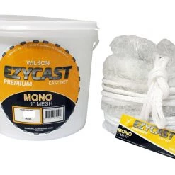 Mono 1" Mesh Wilson EZYCAST Mono Cast Net With 1 Inch Mesh Size And Bottom Pocket